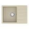 Keuken spoelbak VANKOR Easy EMP 02.62 Beige + sifon VANKOR