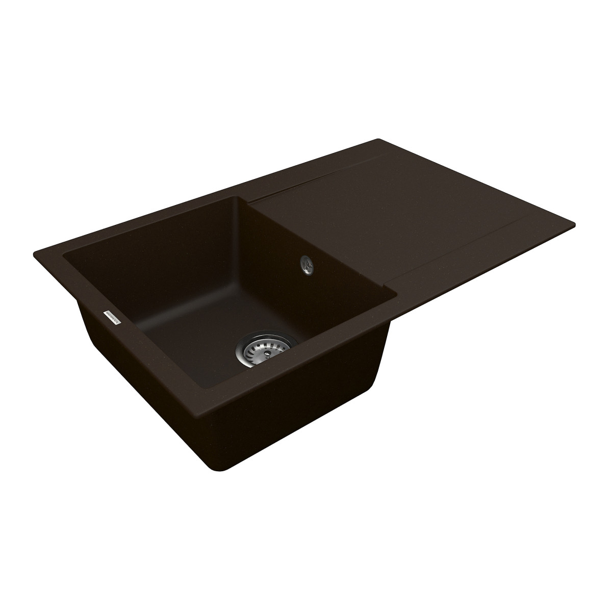 Keuken spoelbak VANKOR Orman OMP 02.78 Chocolade + sifon VANKOR
