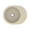 Spoelbak VANKOR Lira LMO 02.57 Beige + sifon VANKOR