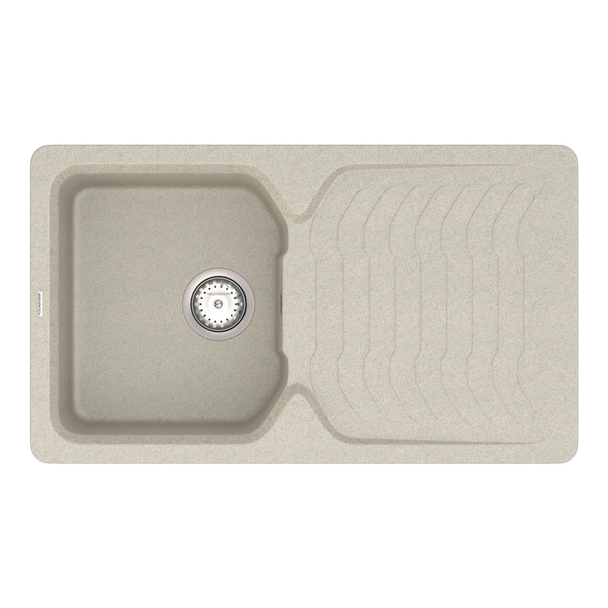 Keuken spoelbak VANKOR Sigma SMP 02.85 Terra + sifon VANKOR
