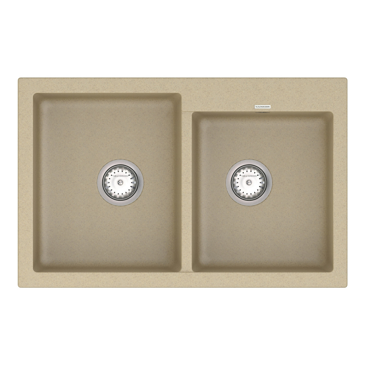 Keuken spoelbak VANKOR Orman OMP 05.80 Safari + sifon VANKOR