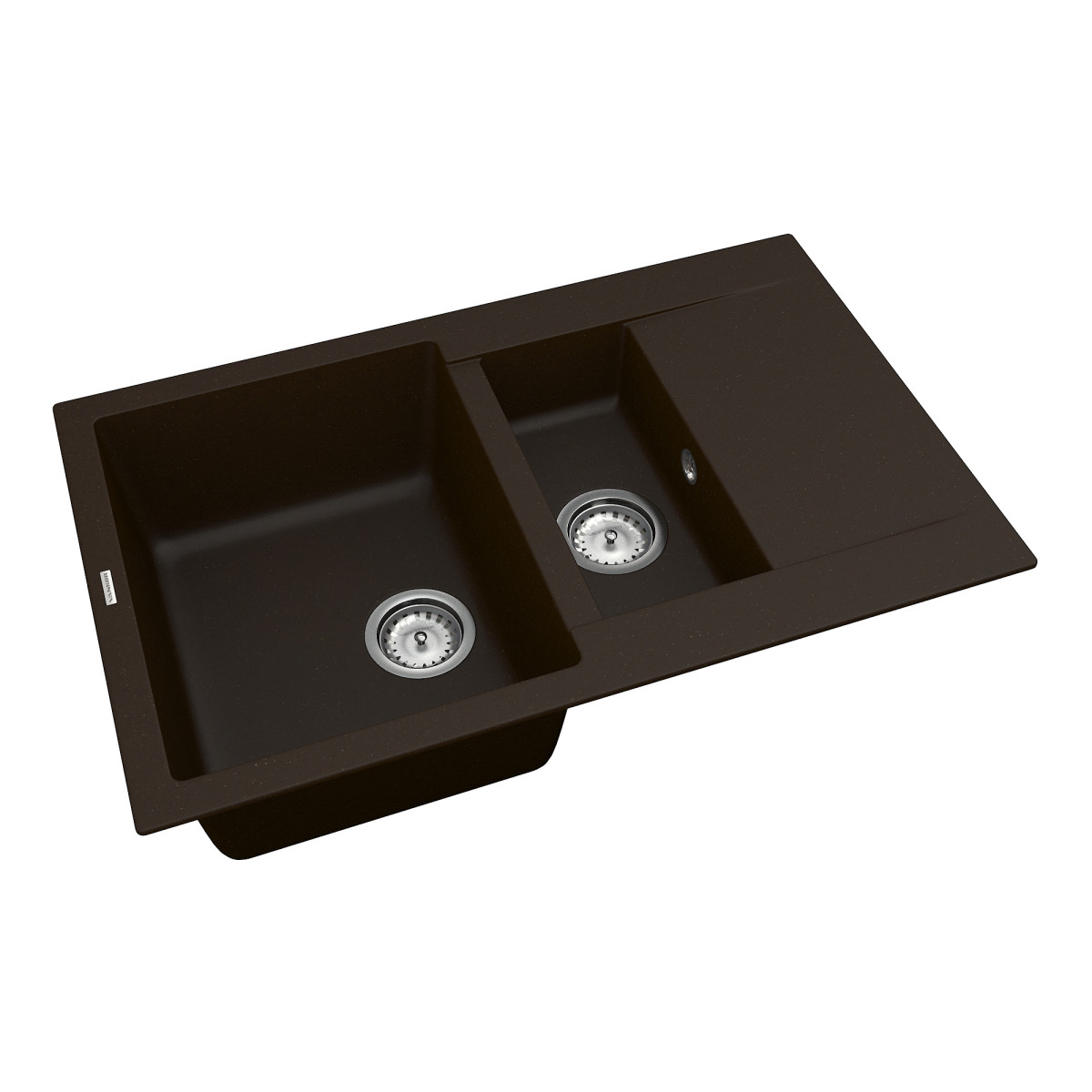 Keuken spoelbak VANKOR Orman OMP 04.80 Chocolade + sifon VANKOR