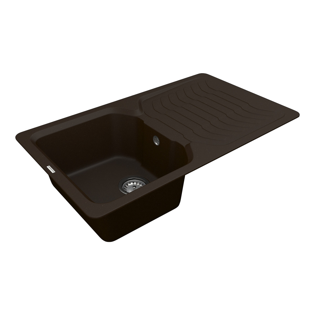 Keuken spoelbak VANKOR Sigma SMP 02.85 Chocolade + sifon VANKOR