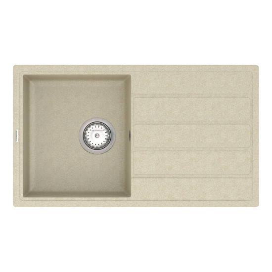 Keuken spoelbak VANKOR Easy EMP 02.76 Beige + sifon VANKOR