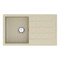 Keuken spoelbak VANKOR Easy EMP 02.76 Beige + sifon VANKOR