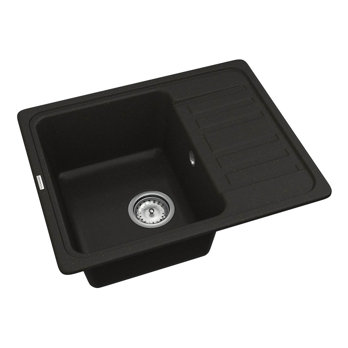 Keuken spoelbak VANKOR Hope HMP 02.57 Zwart + sifon VANKOR