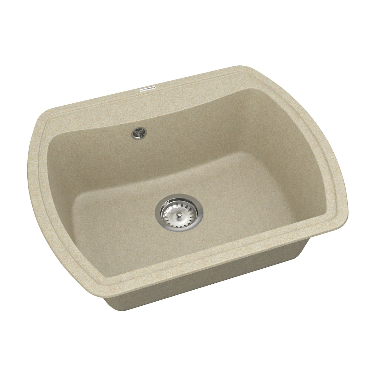 Keuken spoelbak VANKOR Norton NMP 01.63 Beige + sifon VANKOR