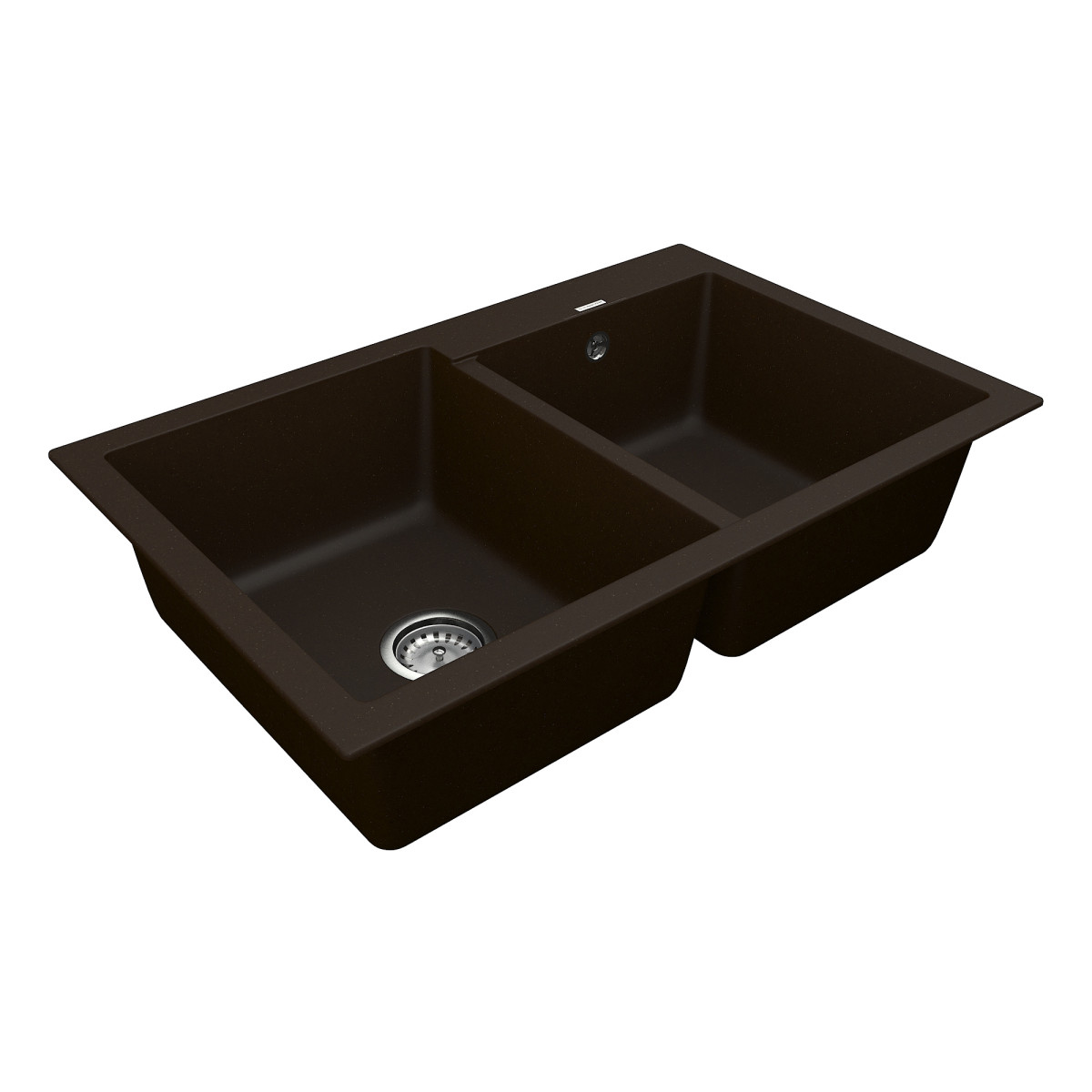 Keuken spoelbak VANKOR Orman OMP 05.80 Chocolade + sifon VANKOR