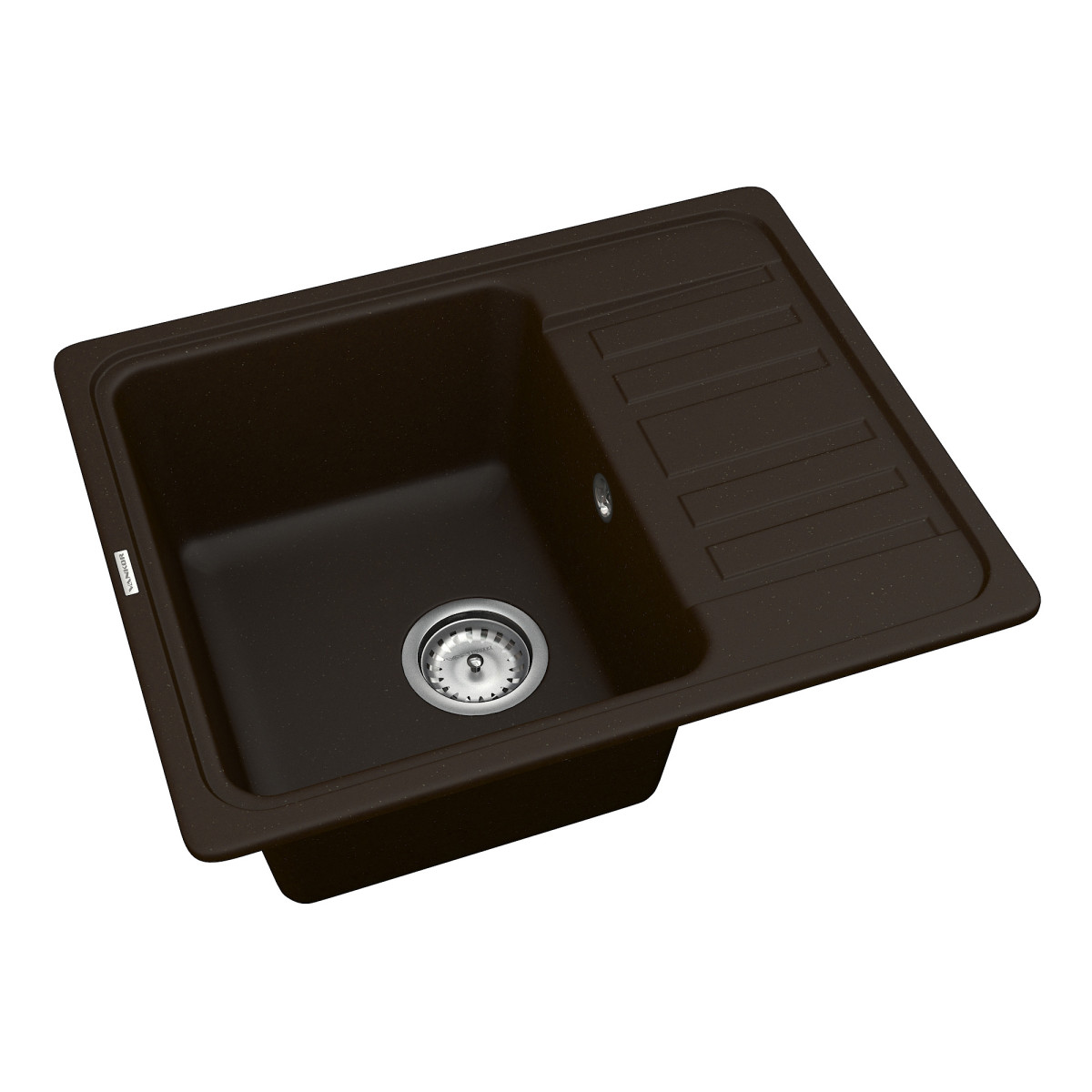 Keuken spoelbak VANKOR Hope HMP 02.57 Chocolade + sifon VANKOR
