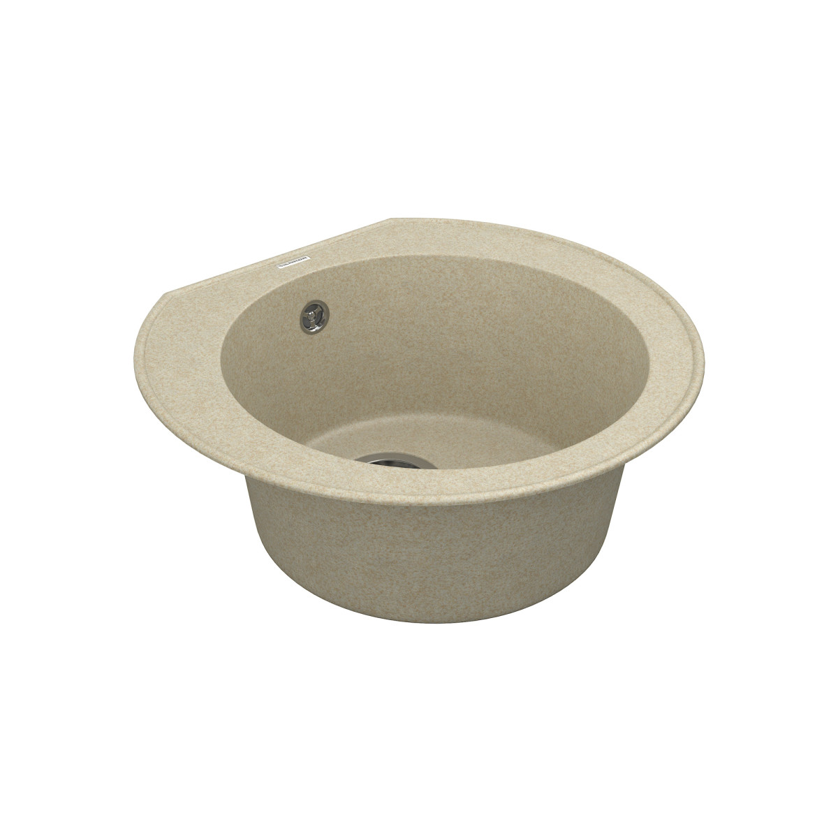 Keukenspoelbak VANKOR Kres KMR 01.52 beige + sifon VANKOR