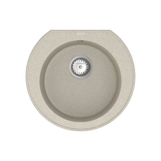 Keukenspoelbak VANKOR Kres KMR 01.52 terra + sifon VANKOR
