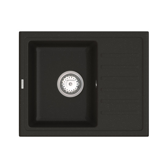 Keuken spoelbak VANKOR Lira LMP 02.55 Zwart + sifon VANKOR
