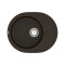 Keuken spoelbak VANKOR Sity SMO 02.61 Chocolade + sifon VANKOR