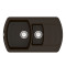 Keuken spoelbak VANKOR Norton NMP 04.86 Chocolade + sifon VANKOR
