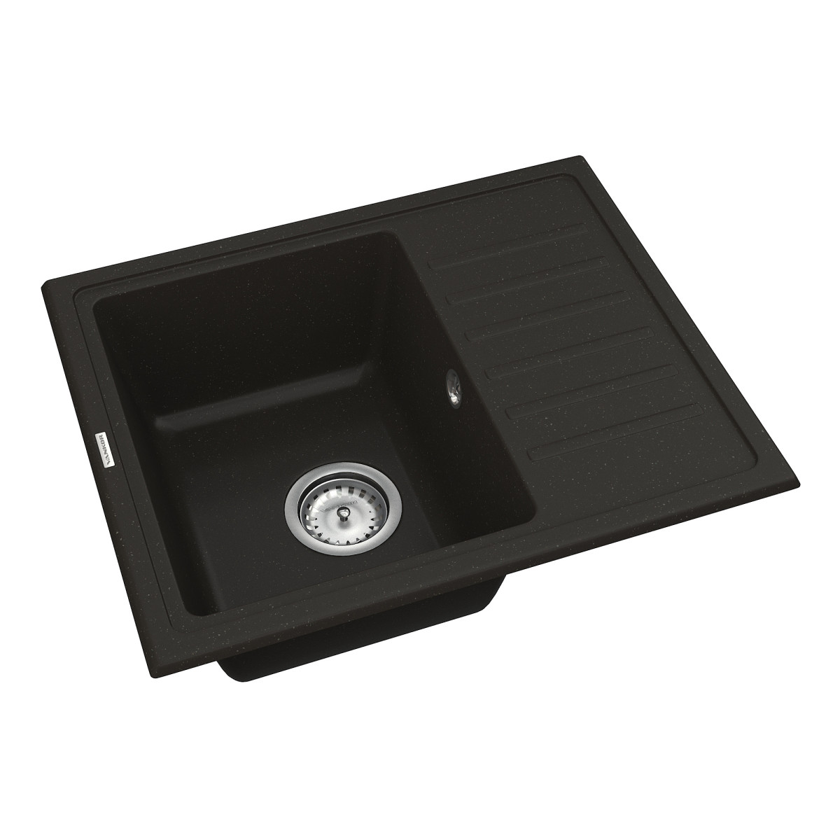 Keuken spoelbak VANKOR Lira LMP 02.55 Zwart + sifon VANKOR