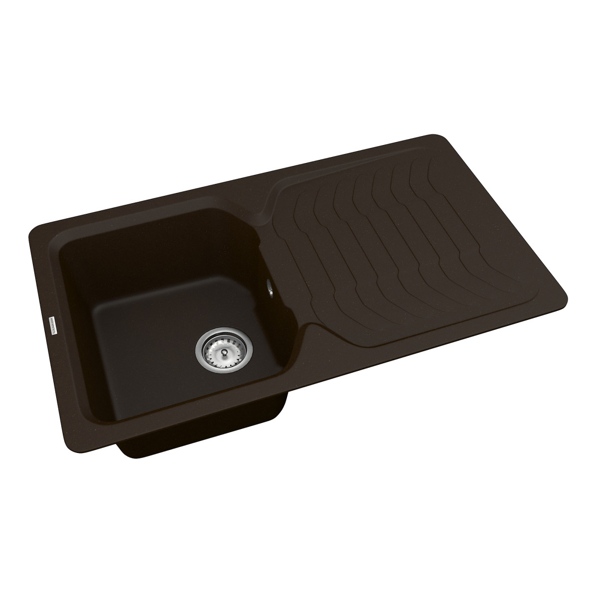 Keuken spoelbak VANKOR Sigma SMP 02.85 Chocolade + sifon VANKOR