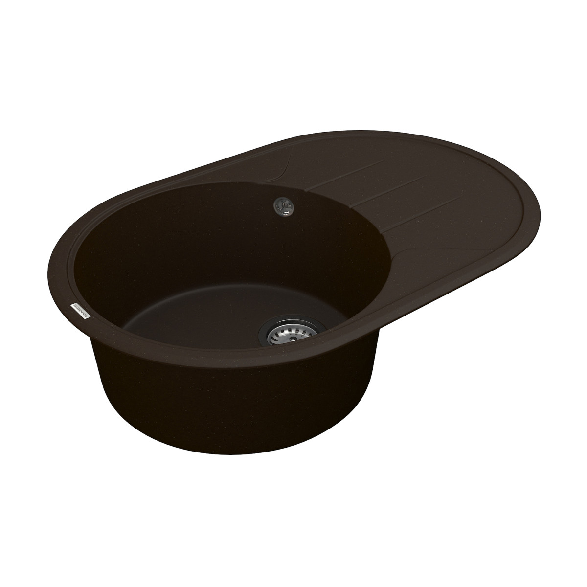 Keuken spoelbak VANKOR Sity SMO 02.78 Chocolade + sifon VANKOR