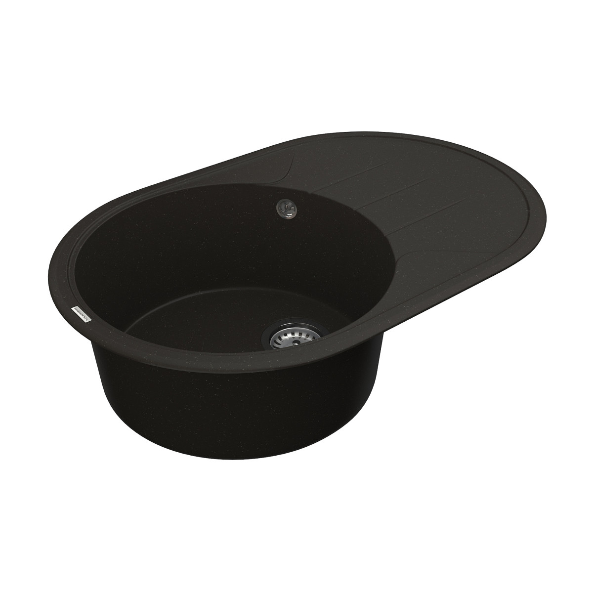 Keuken spoelbak VANKOR Sity SMO 02.78 Zwart + sifon VANKOR