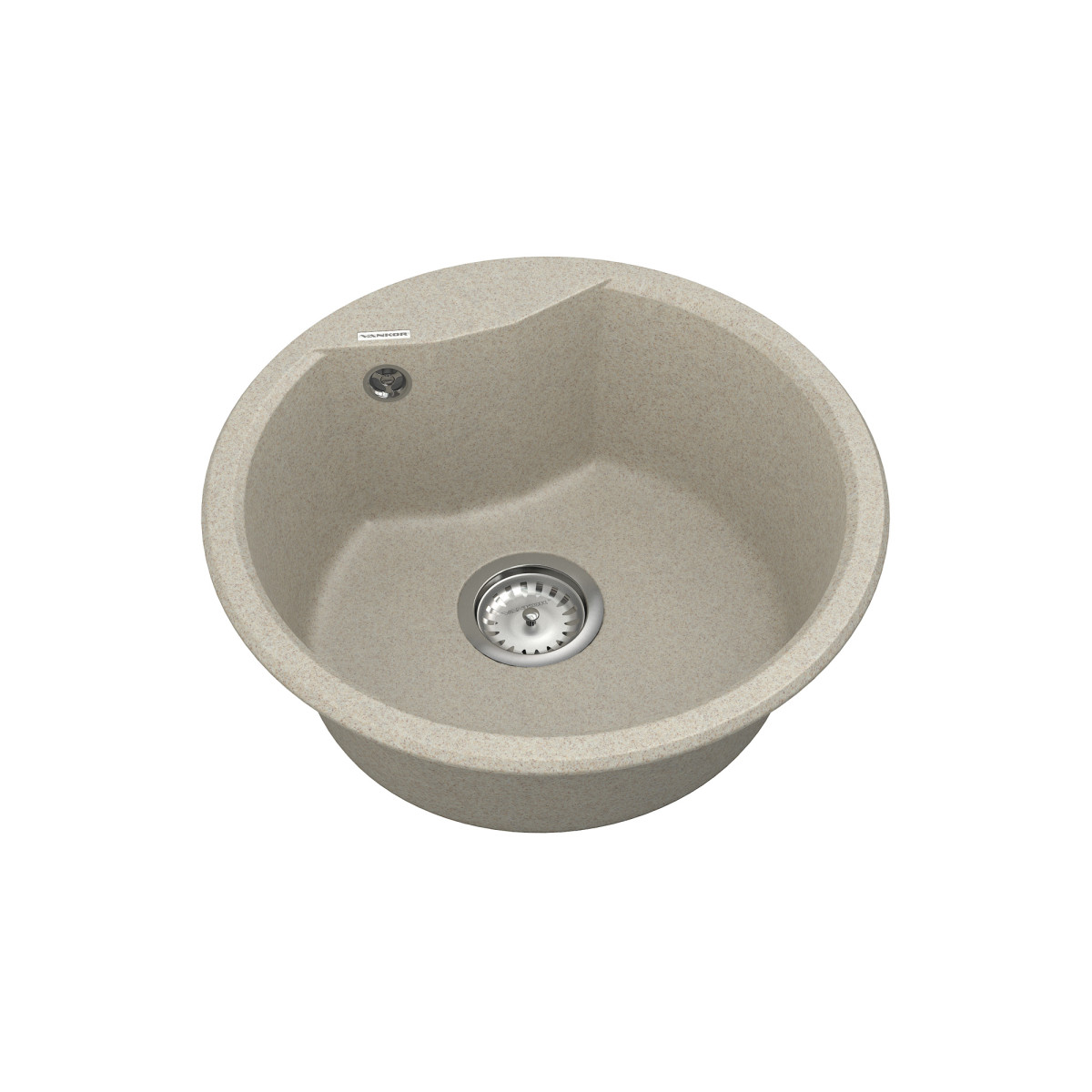 Keukenspoelbak VANKOR Vena VMR 01.48 Terra + sifon VANKOR