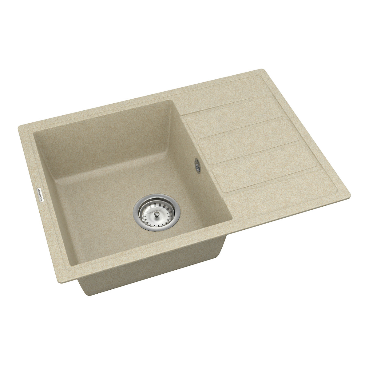 Keuken spoelbak VANKOR Easy EMP 02.62 Beige + sifon VANKOR