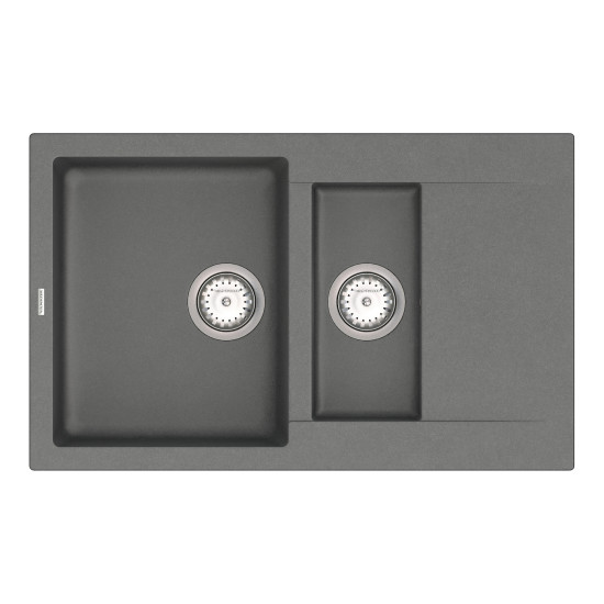 Keuken spoelbak VANKOR Orman OMP 04.80 Grijs + sifon VANKOR