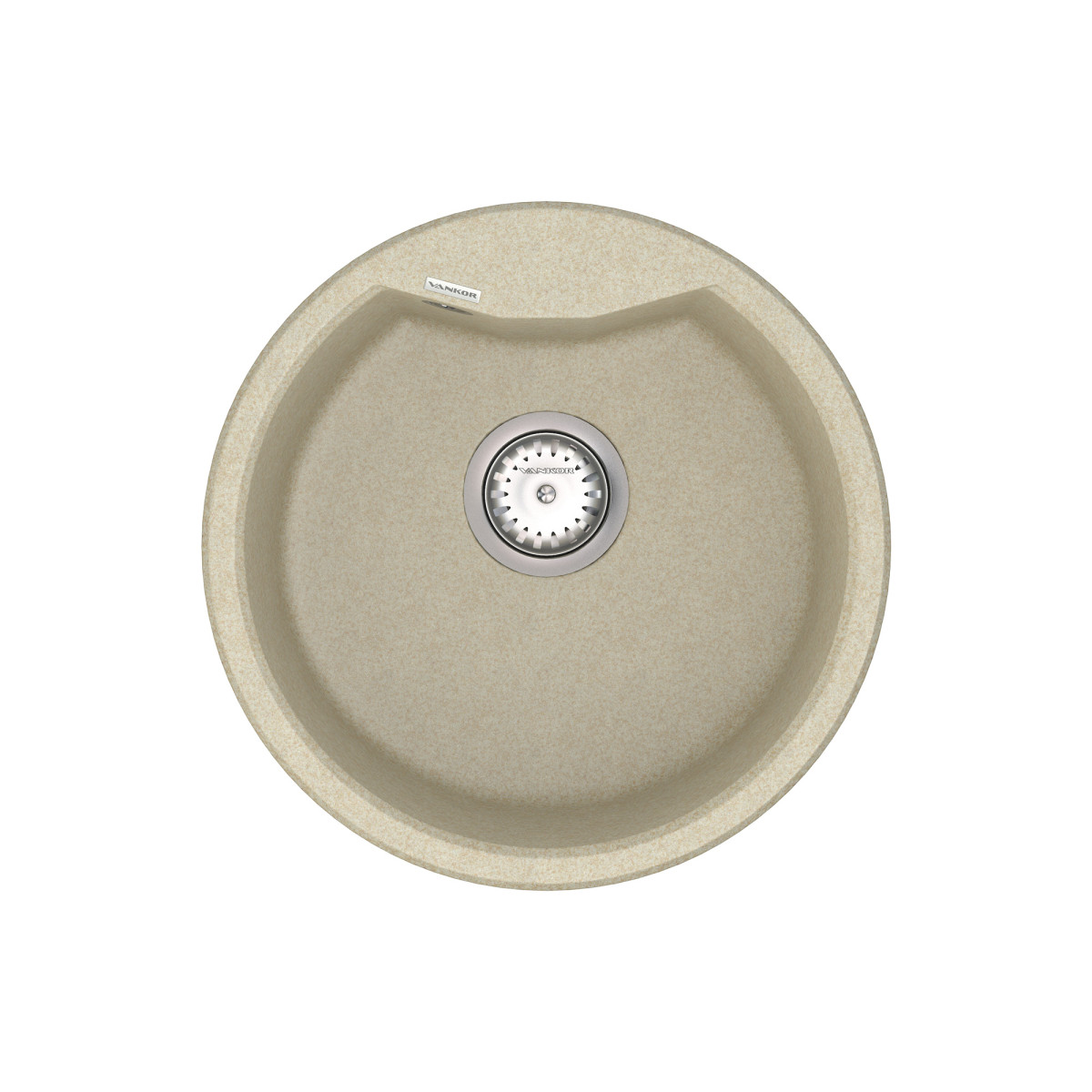 Keukenspoelbak VANKOR Vena VMR 01.48 Beige + sifon VANKOR