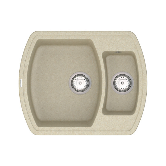 Keuken spoelbak VANKOR Norton NMP 03.63 Beige + sifon VANKOR