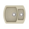 Keuken spoelbak VANKOR Norton NMP 03.63 Beige + sifon VANKOR