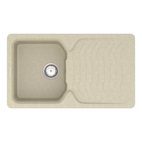 Keuken spoelbak VANKOR Sigma SMP 02.85 Beige + sifon VANKOR