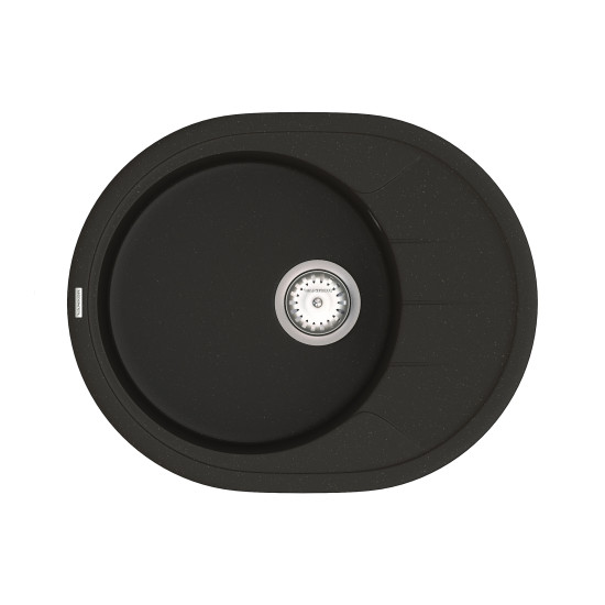 Keuken spoelbak VANKOR Sity SMO 02.61 Zwart + sifon VANKOR