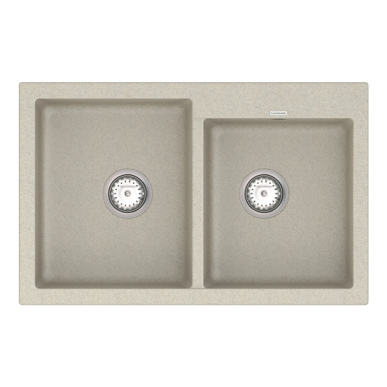 Keuken spoelbak VANKOR Orman OMP 05.80 Terra + sifon VANKOR