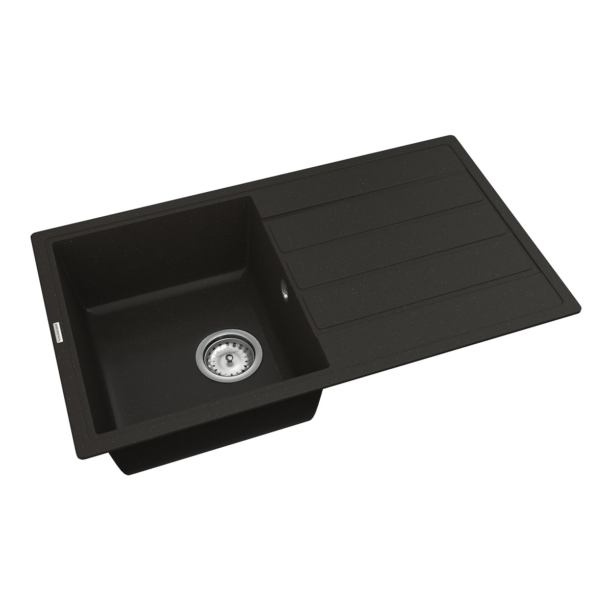Keuken spoelbak VANKOR Easy EMP 02.76 Zwart + sifon VANKOR