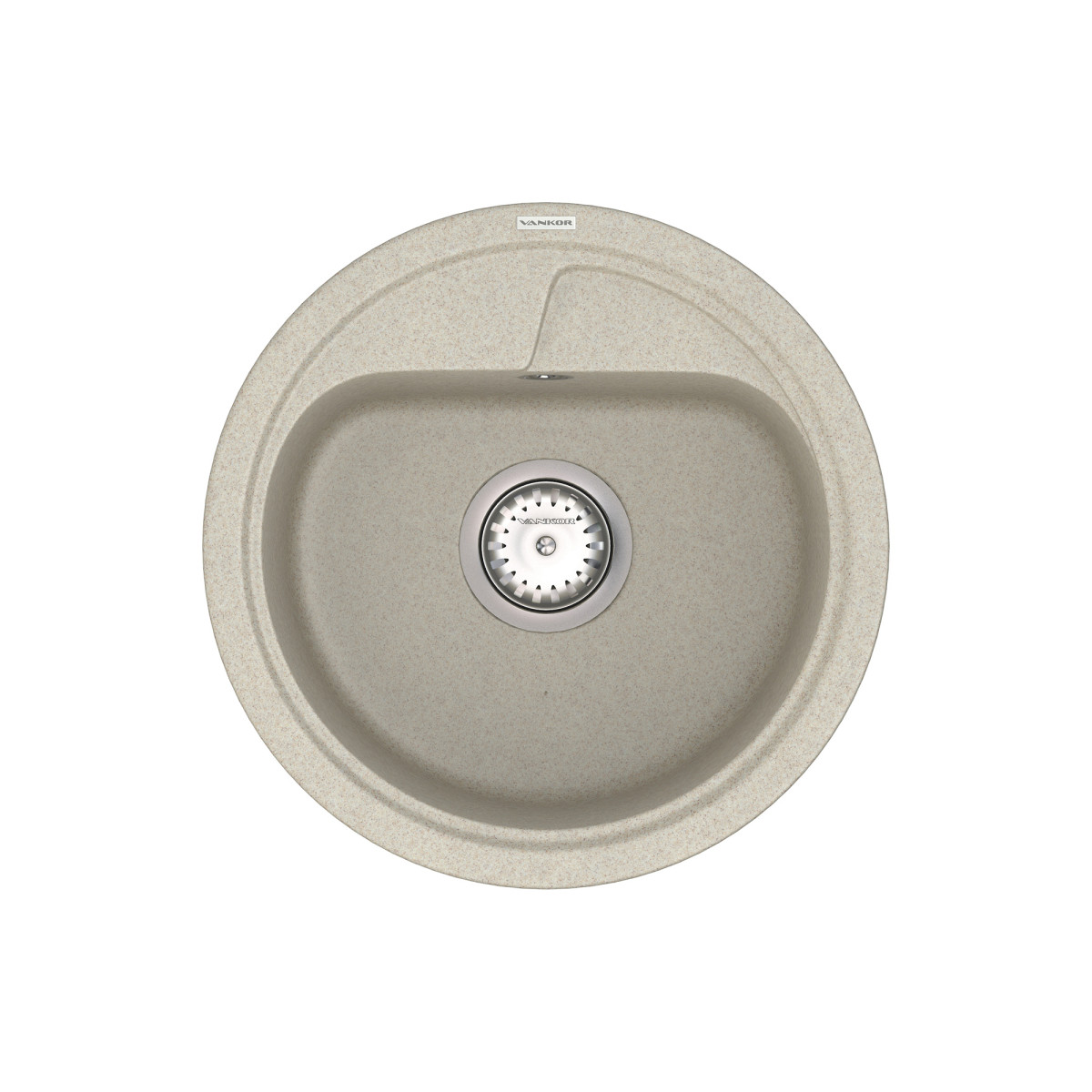 Keuken spoelbak VANKOR Polo PMR 01.44 Terra + sifon VANKOR