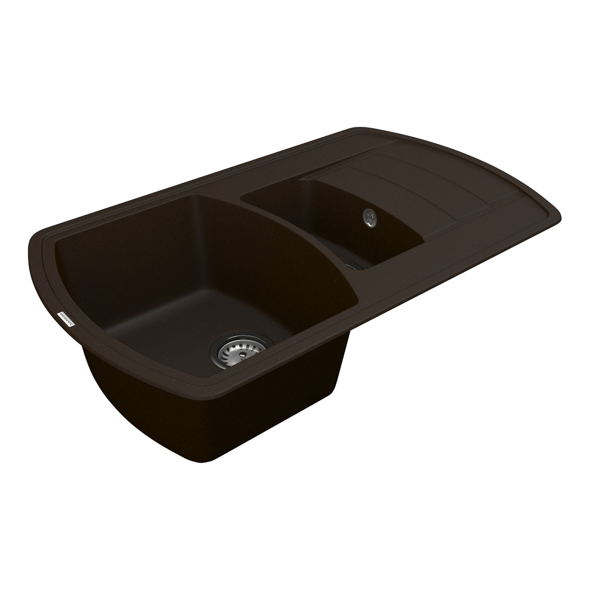 Keuken spoelbak VANKOR Norton NMP 04.86 Chocolade + sifon VANKOR