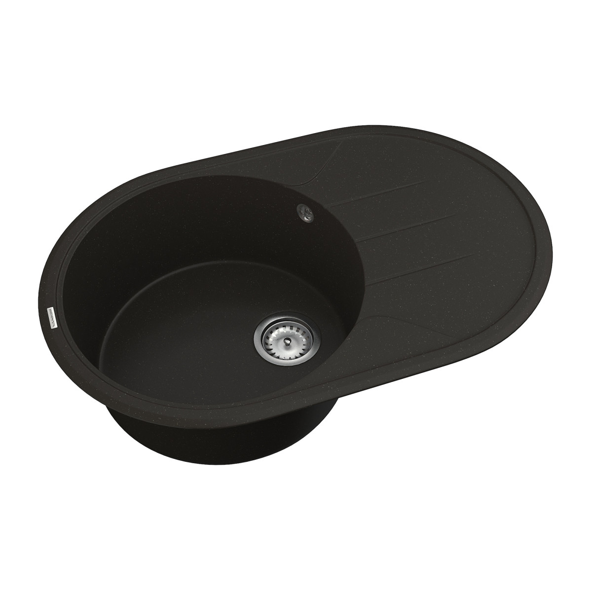 Keuken spoelbak VANKOR Sity SMO 02.78 Zwart + sifon VANKOR