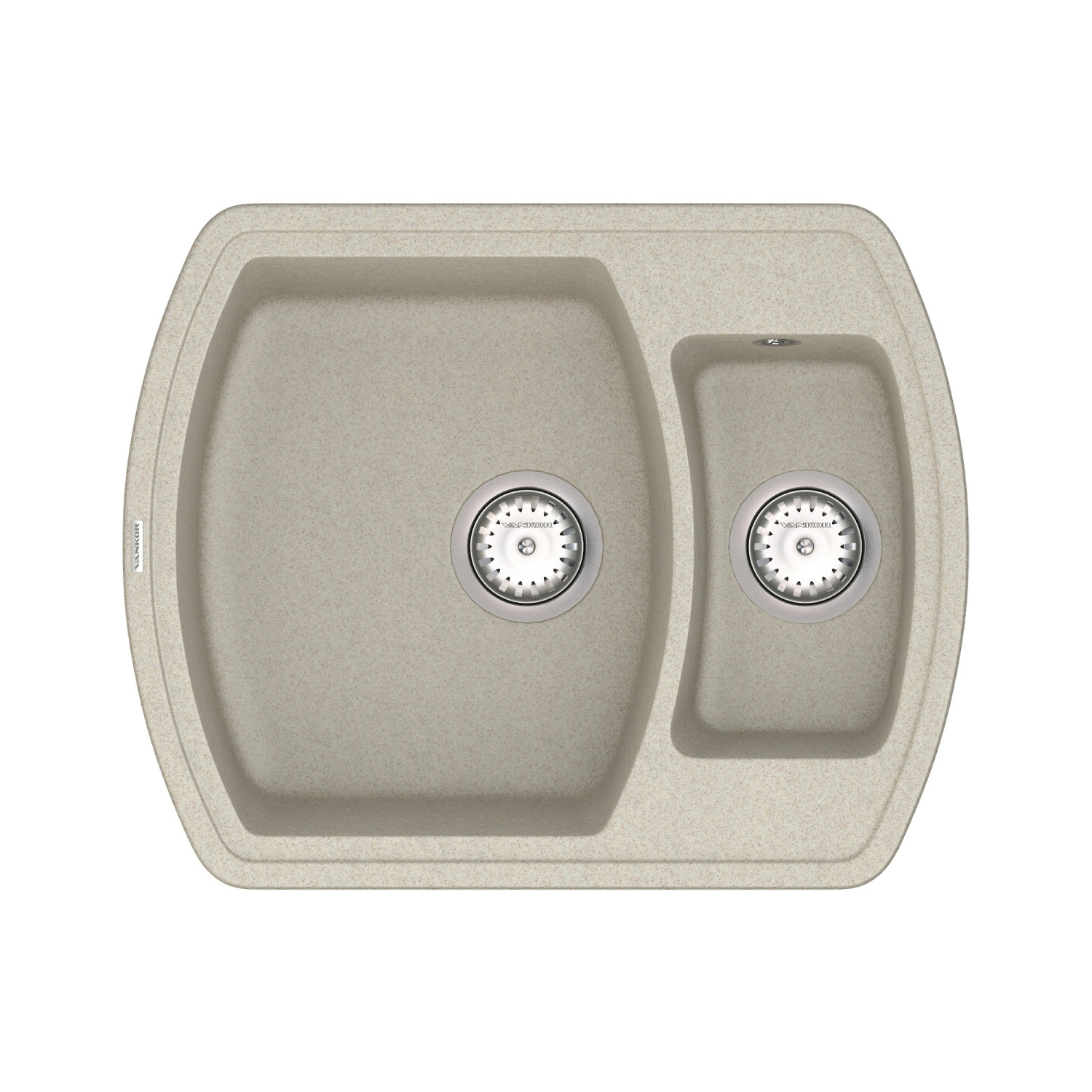 Keuken spoelbak VANKOR Norton NMP 03.63 Terra + sifon VANKOR Keuken spoelbak VANKOR Norton NMP 03.63 Terra + sifon VANKOR