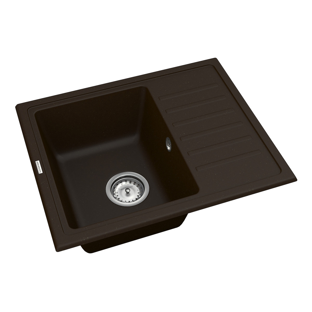 Keuken spoelbak VANKOR Lira LMP 02.55 Chocolade + sifon VANKOR