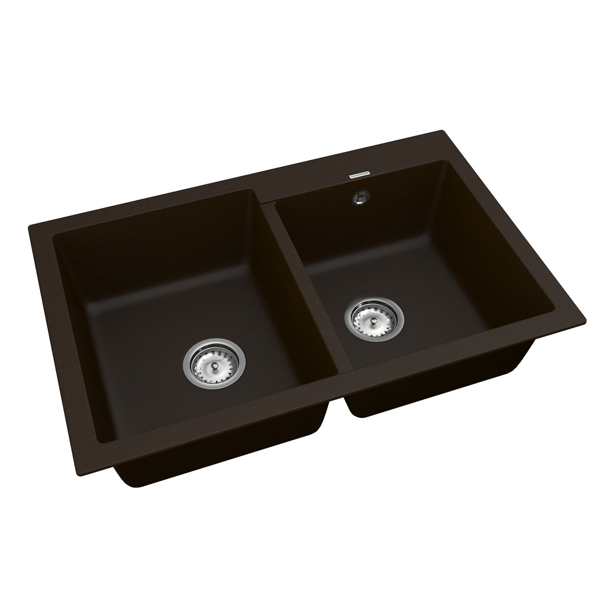 Keuken spoelbak VANKOR Orman OMP 05.80 Chocolade + sifon VANKOR