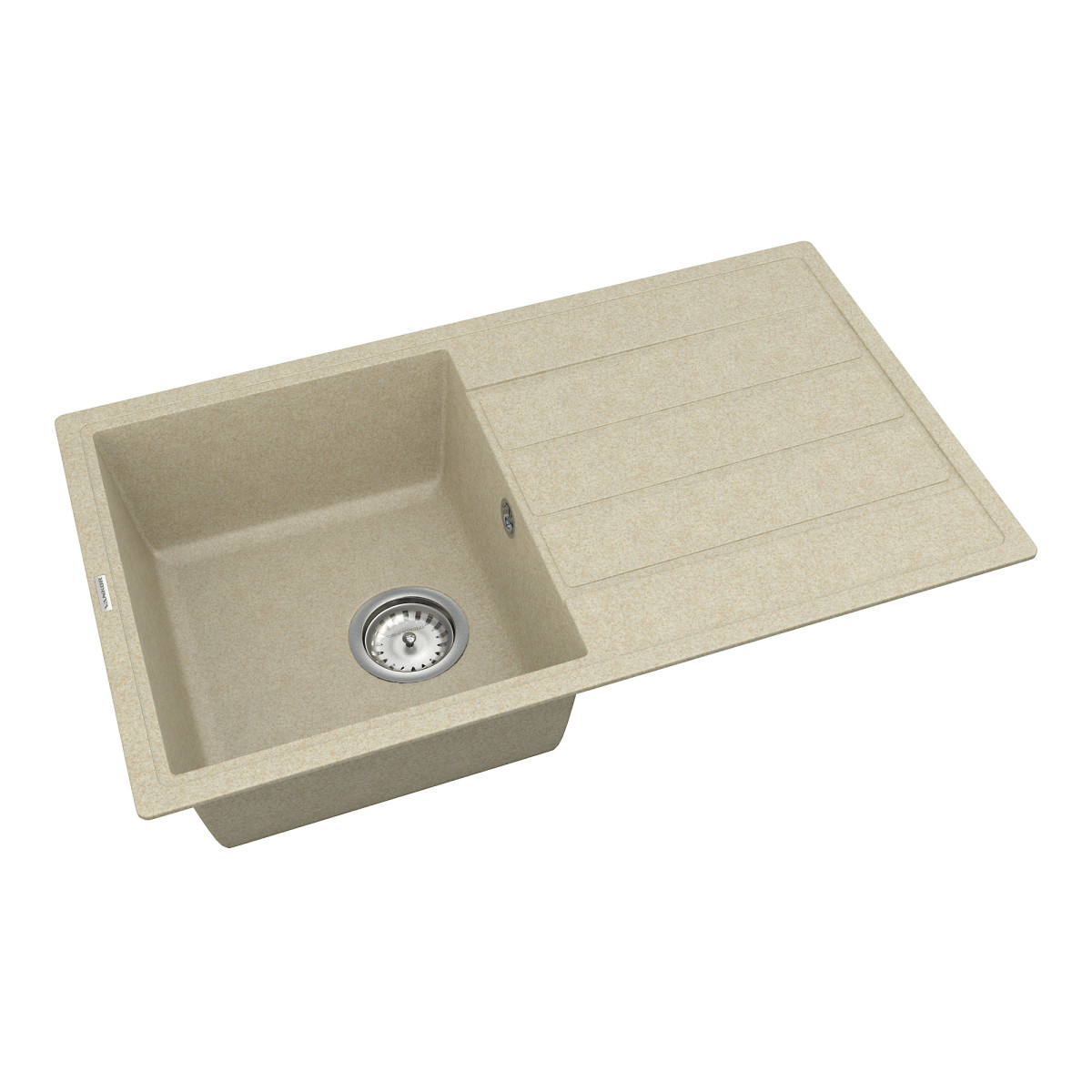 Keuken spoelbak VANKOR Easy EMP 02.76 Beige + sifon VANKOR