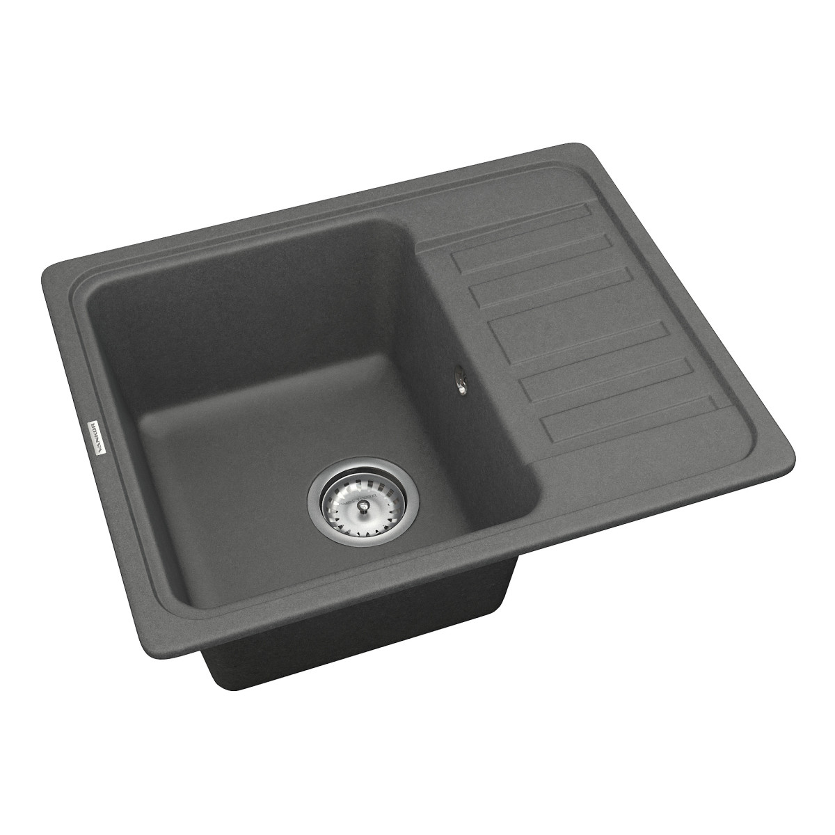 Keuken spoelbak VANKOR Hope HMP 02.57 Grijs + sifon VANKOR