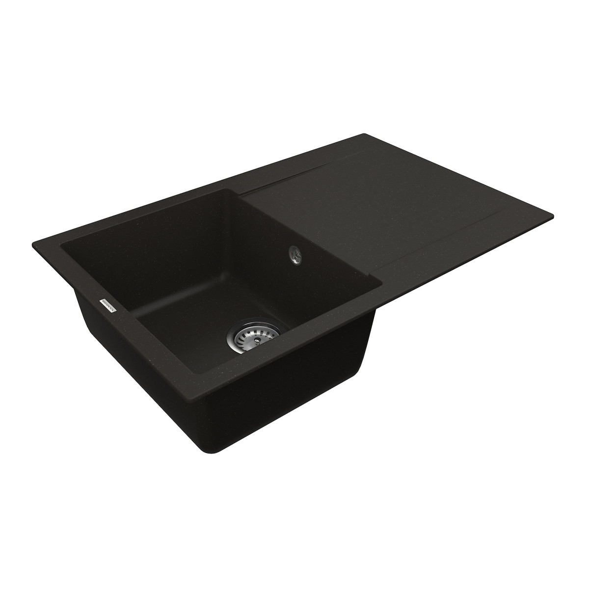 Keuken spoelbak VANKOR Orman OMP 02.78 Zwart + sifon VANKOR