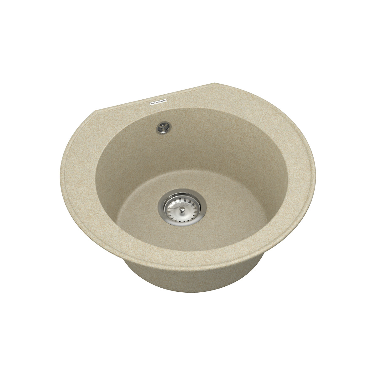Keukenspoelbak VANKOR Kres KMR 01.52 beige + sifon VANKOR