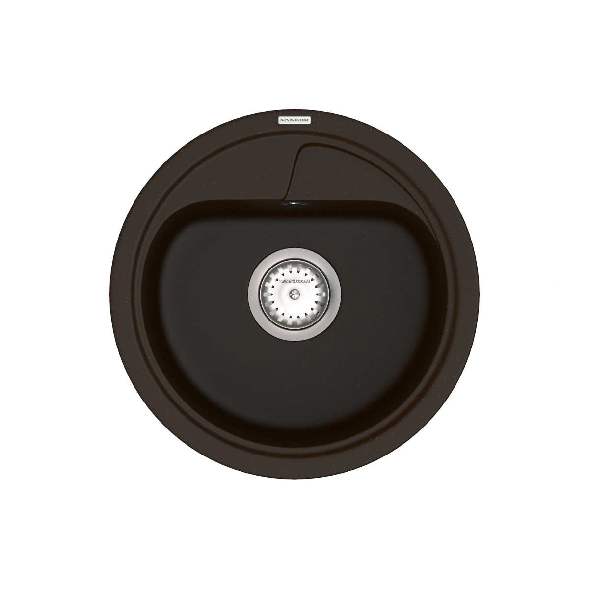 Keuken spoelbak VANKOR Polo PMR 01.44 Chocolade + sifon VANKOR