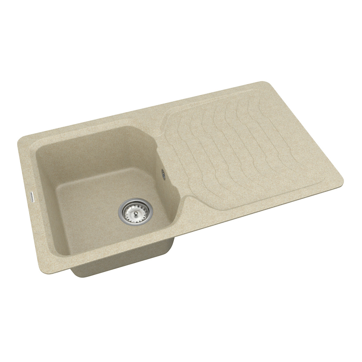 Keuken spoelbak VANKOR Sigma SMP 02.85 Beige + sifon VANKOR