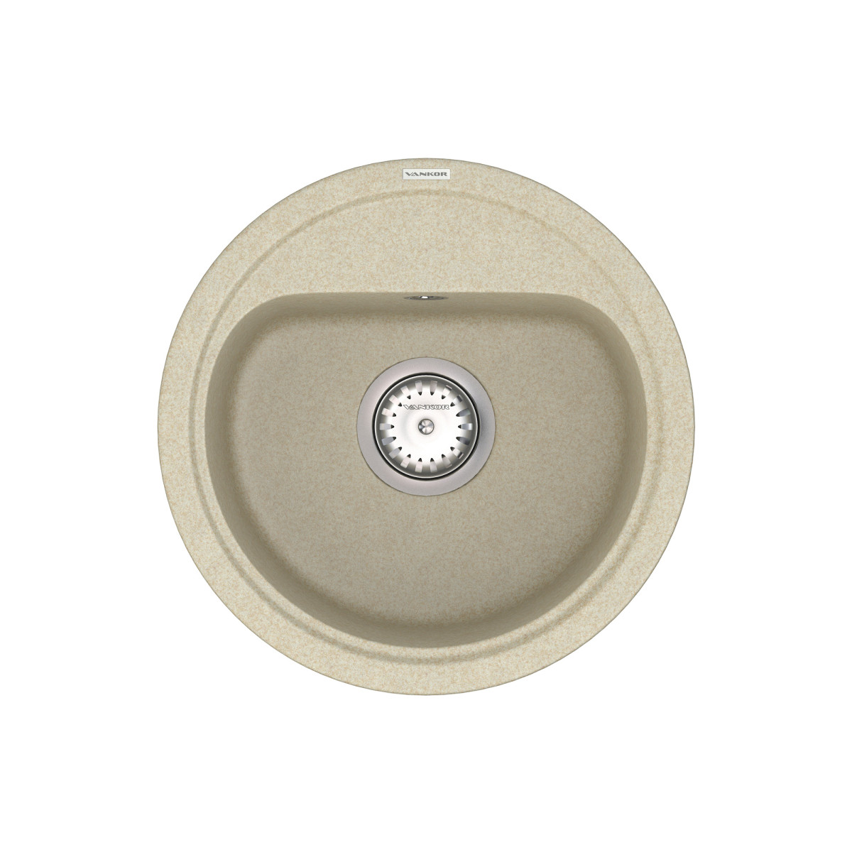 Keuken spoelbak VANKOR Lira LMR 01.44 Beige + sifon VANKOR
