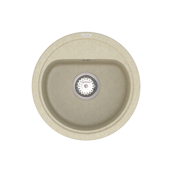 Keuken spoelbak VANKOR Lira LMR 01.44 Beige + sifon VANKOR