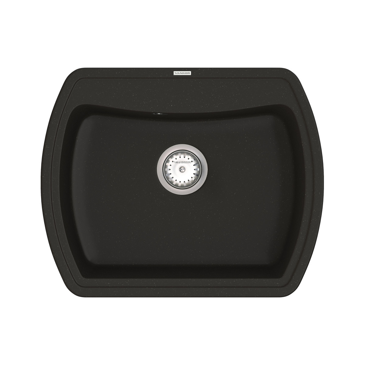 Keuken spoelbak VANKOR Norton NMP 01.63 Zwart + sifon VANKOR