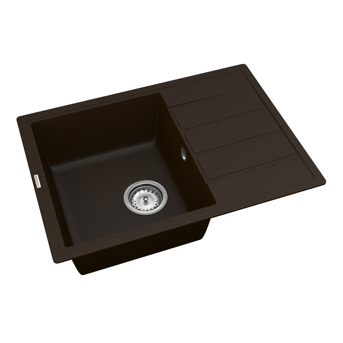 Keuken spoelbak VANKOR Easy EMP 02.62 Chocolade + sifon VANKOR