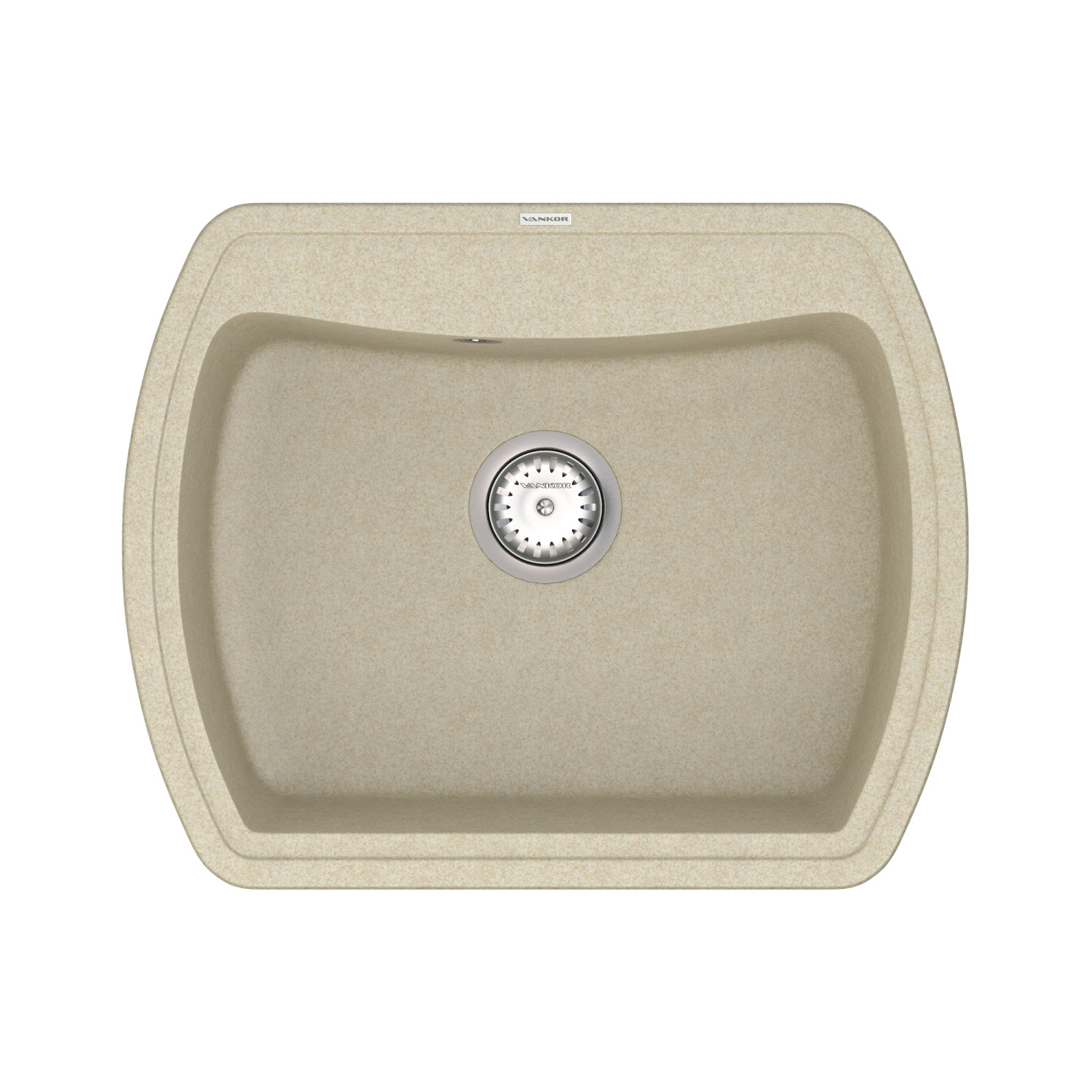 Keuken spoelbak VANKOR Norton NMP 01.63 Beige + sifon VANKOR Keuken spoelbak VANKOR Norton NMP 01.63 Beige + sifon VANKOR