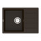 Keuken spoelbak VANKOR Easy EMP 02.62 Chocolade + sifon VANKOR